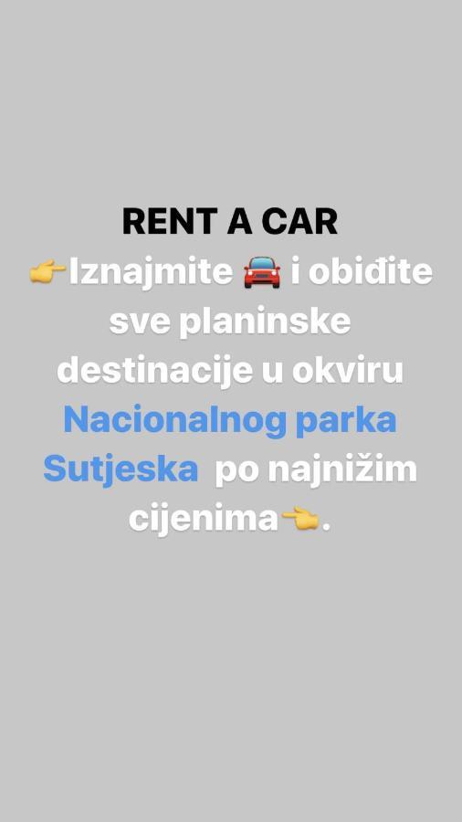Apartman Kosuta 2 Tjentiste Exterior foto